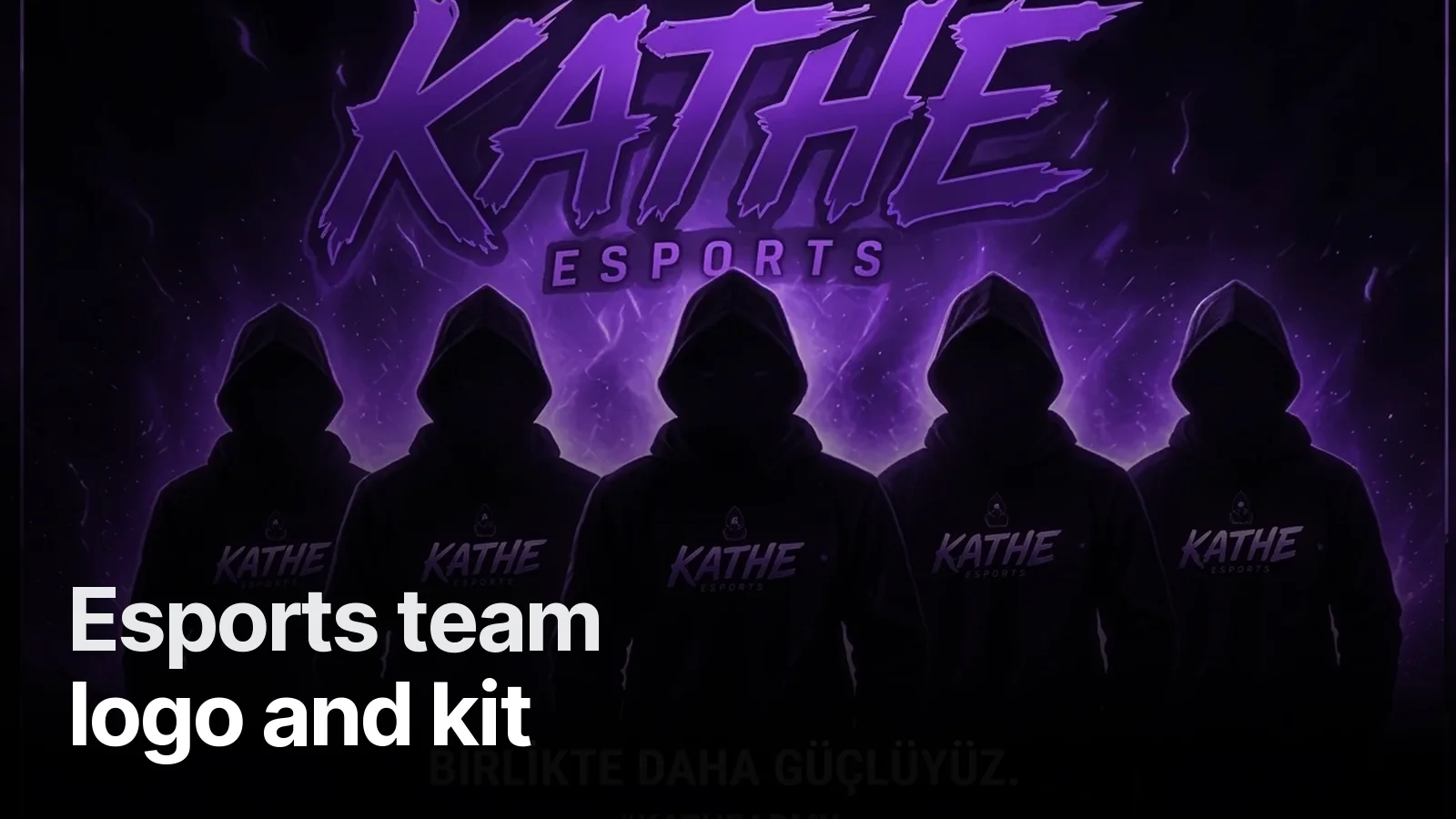 KATHE Esports hooded mascot logo