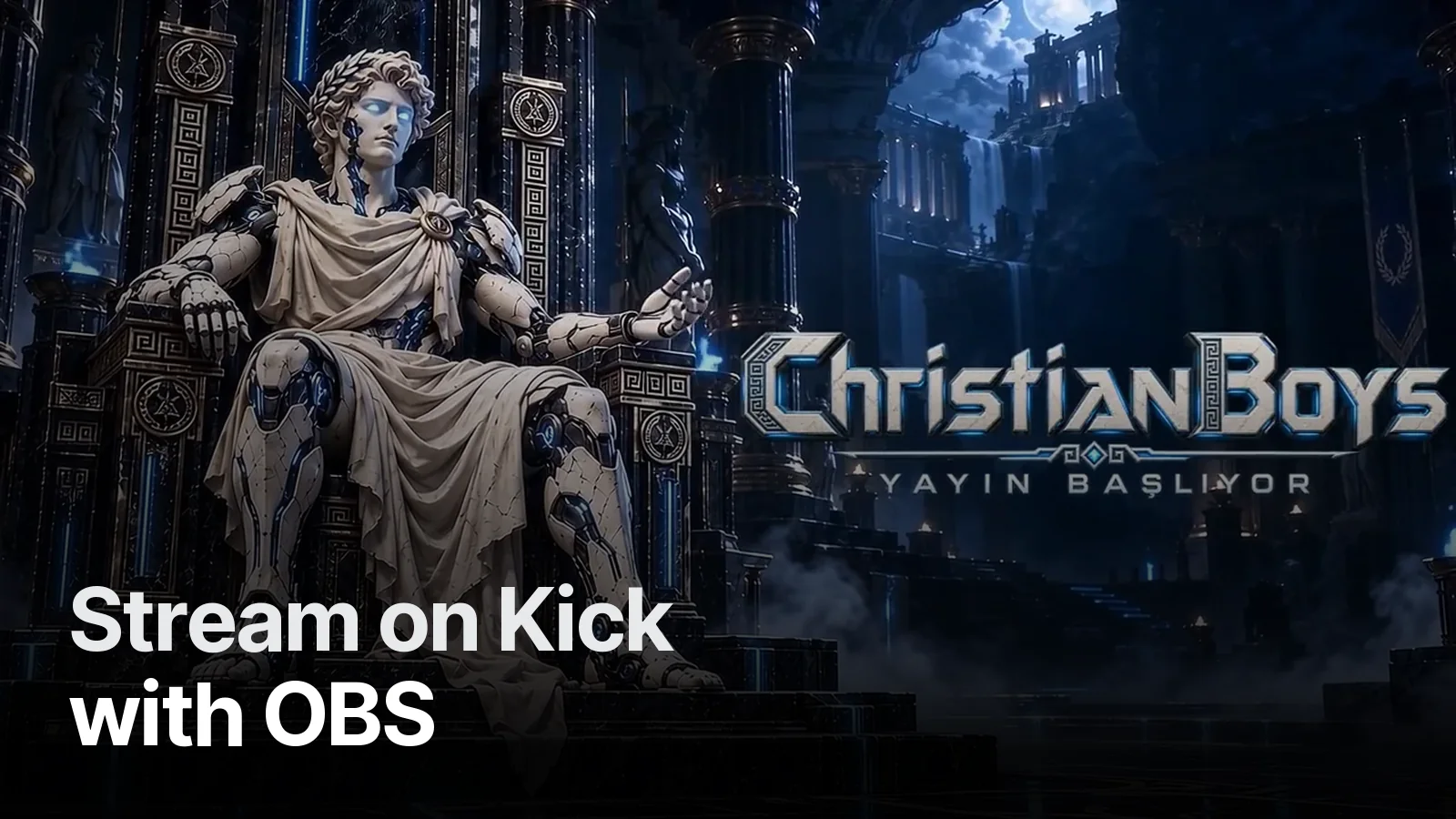 Animated Starting Soon screen for ChristianBoys