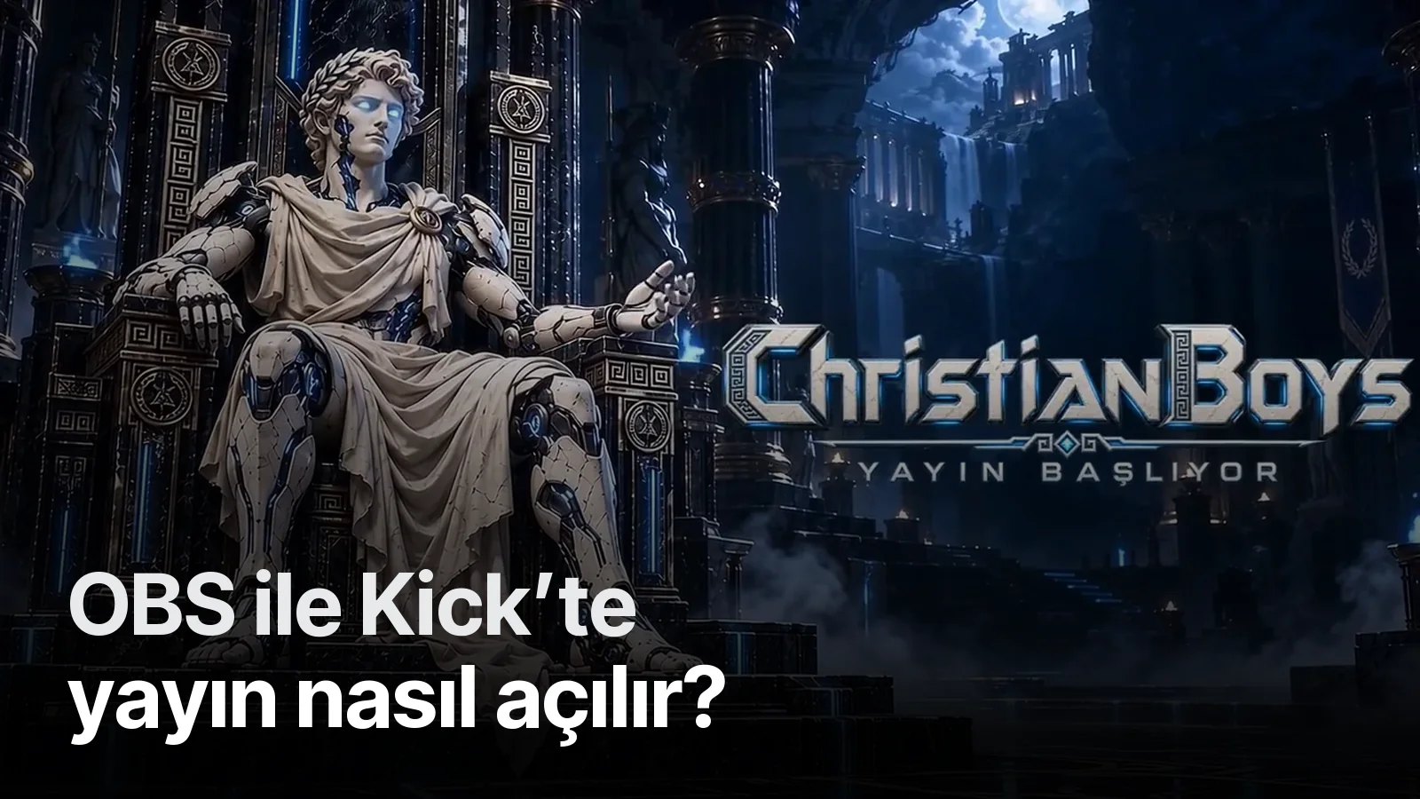 ChristianBoys için hareketli Yayın Başlıyor ekranı