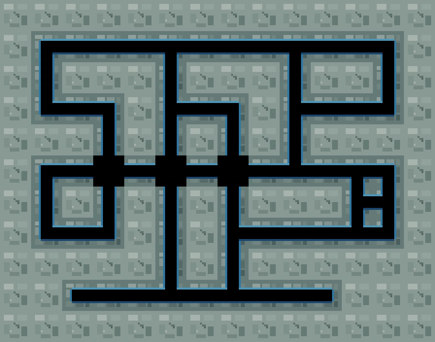 Zindan karo seti — 16×16 autotile